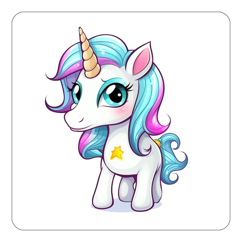 مگنت کاکتی طرح اسب تک شاخ و یونیکورن مدل mp31198