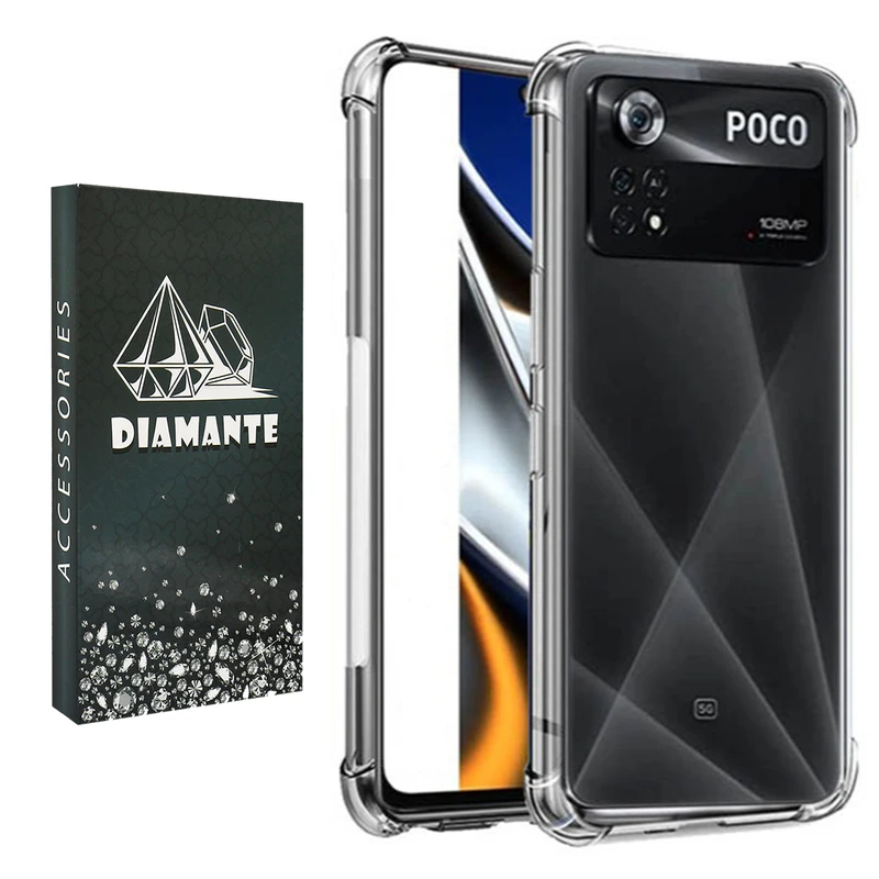 کاور دیامانته مدل Bianco Navy مناسب برای گوشی موبایل شیائومی Poco M4 Pro 4G