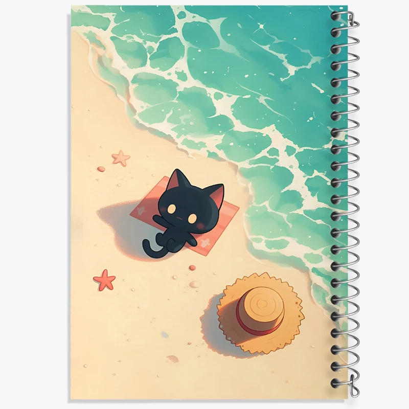 دفتر لیست خرید 50 برگ خندالو طرح گربه کیوت کد N4409