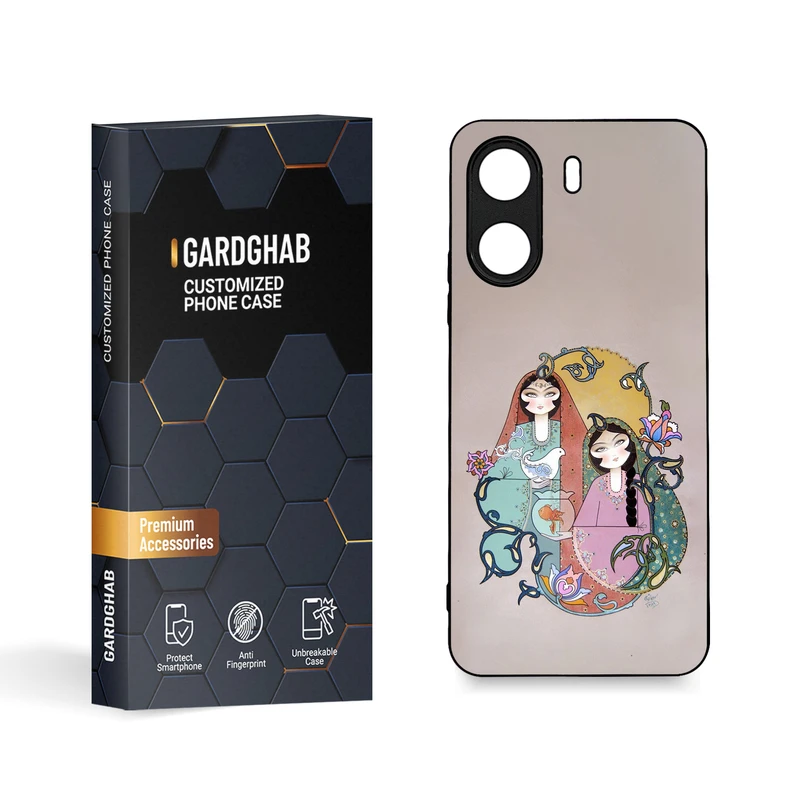   کاور گارد قاب مدل دخترانه مناسب برای گوشی موبایل شیائومی Redmi 13C 4G / Poco C65