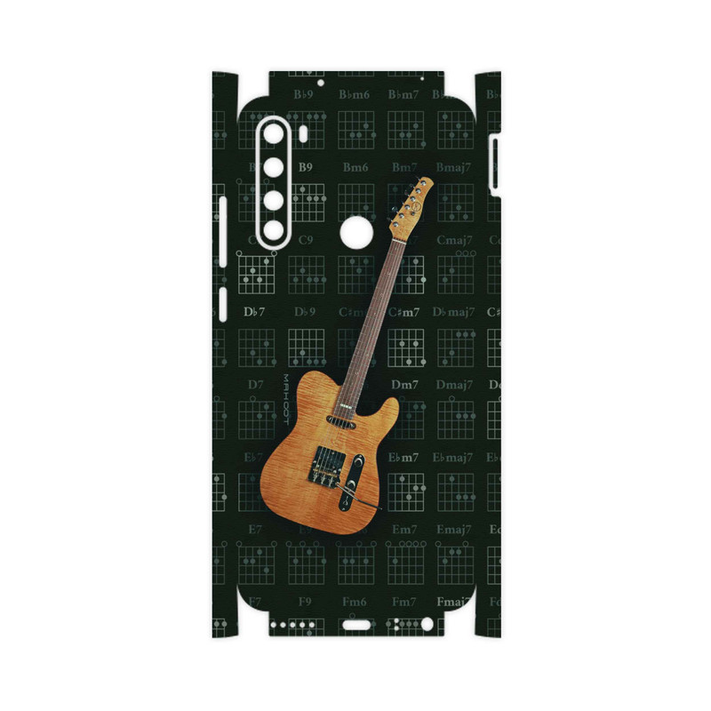 برچسب پوششی ماهوت مدل Guitar-Instrument-FullSkin مناسب برای گوشی موبایل شیائومی Redmi Note 8 2021