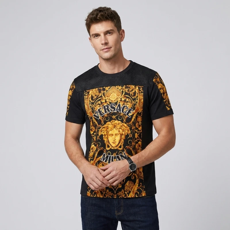 تیشرت یقه گرد مردانه مدل ts_505