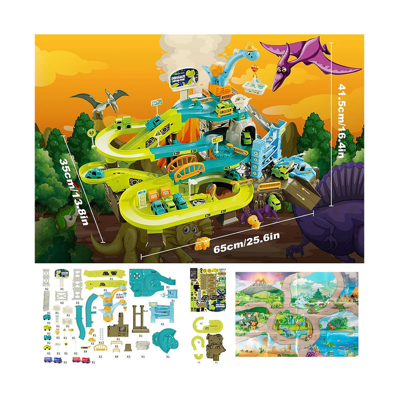 کیت ماشین بازی مدل Dino Track Adventure