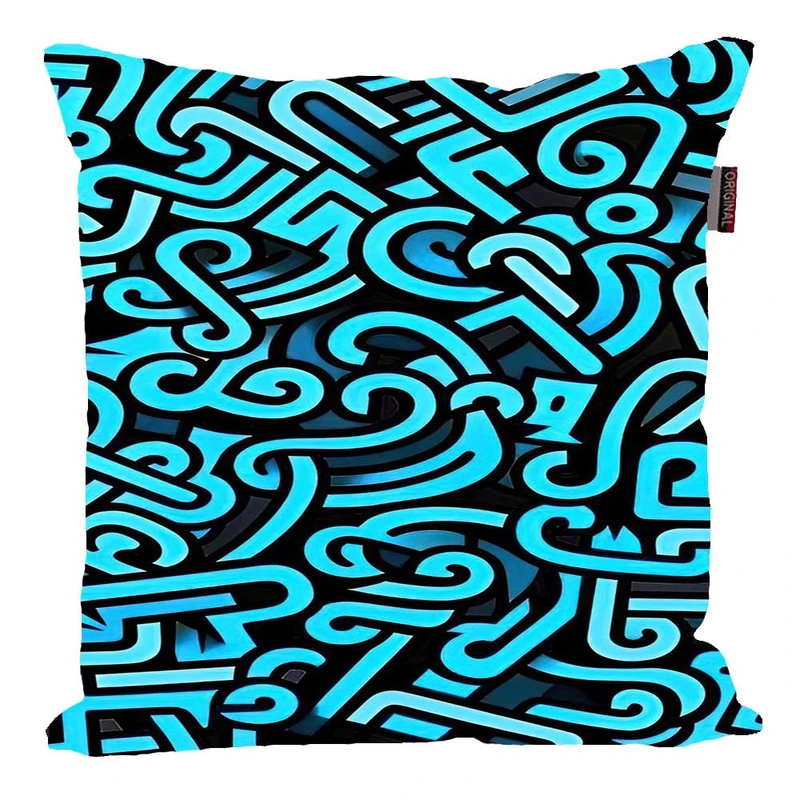 کوسن پاد آفرین مدل فانتزی طرح انتزاعی مدرن کد 01977