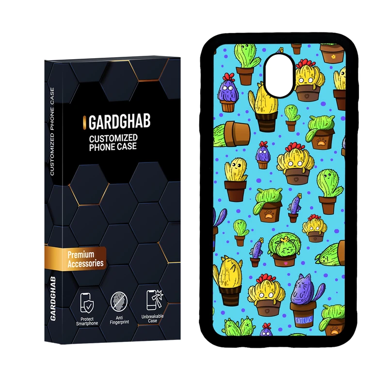 کاور گارد قاب مدل دور ژله ای فانتزی مناسب برای گوشی موبایل سامسونگ Galaxy J7 Pro