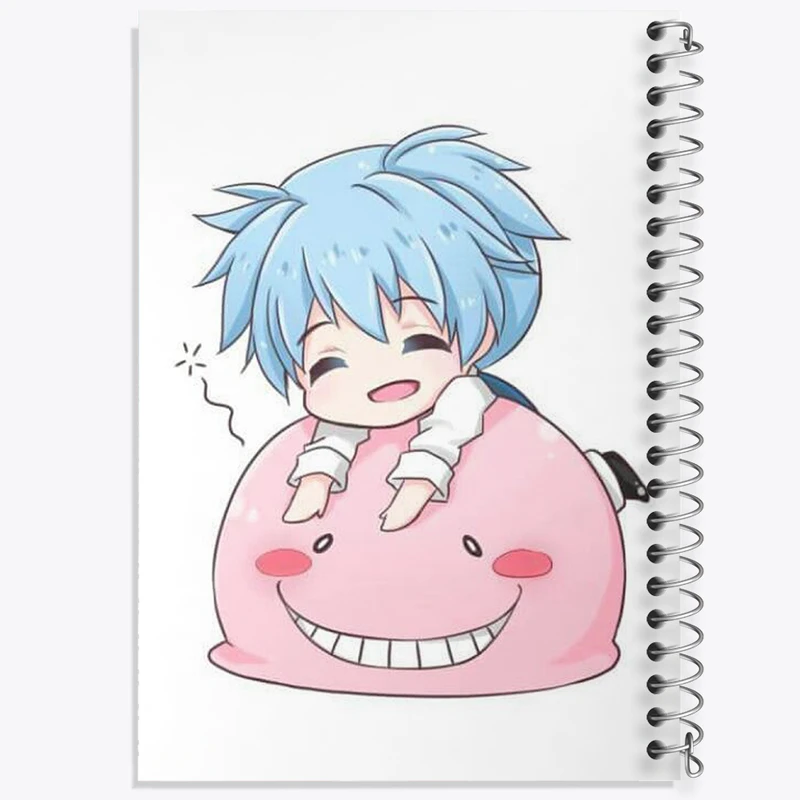 دفتر ژورنال نویسی 50 برگ خندالو مدل نقطه ای طرح ‏کورو سنسی و ناگیسا انیمه کلاس آدمکشی کد 32049