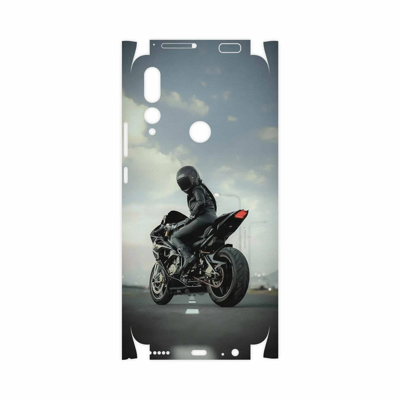برچسب پوششی ماهوت مدل Motorcycling-FullSkin مناسب برای گوشی موبایل هوآوی Y9 Prime 2019