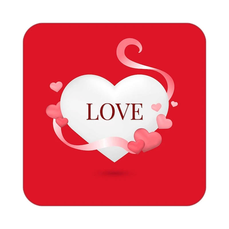 زیر لیوانی کاکتی طرح عاشقانه مدل mp40504