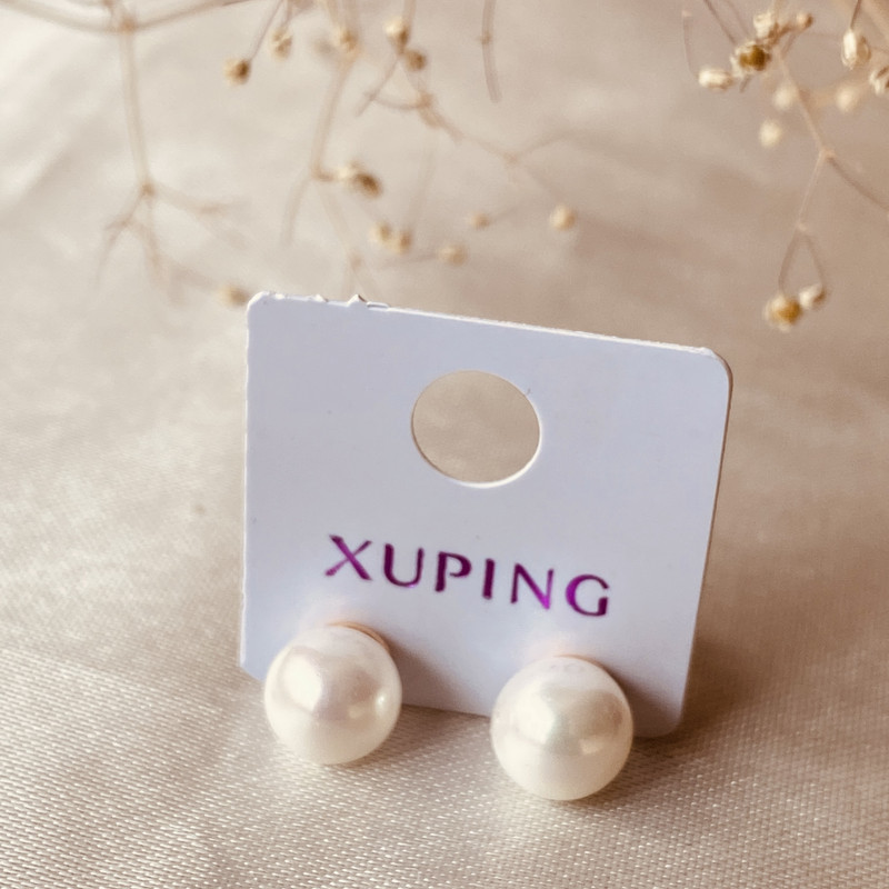 گوشواره زنانه ژوپینگ مدل مرواریدی کد vb