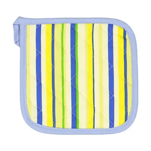 دستگیره کتان 20 × 20 رزین تاژ طرح اسپرید آبی