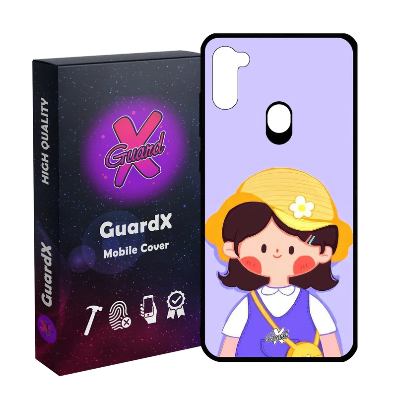 کاور گارد ایکس طرح دختر مدل Glass10651 مناسب برای گوشی موبایل سامسونگ Galaxy A11/M11