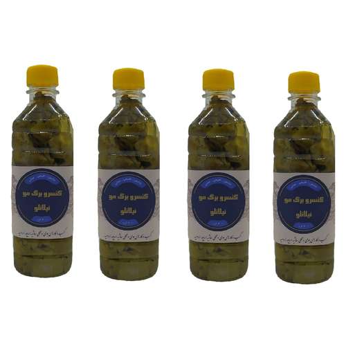 کنسرو برگ مو محلی ئیلانلو - 400 گرم بسته 4 عددی
