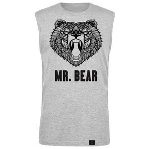 تاپ مردانه 27 مدل Bear کد B14 رنگ طوسی