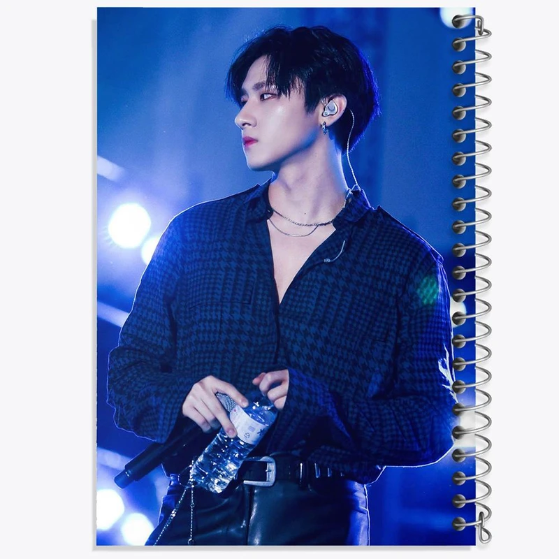 دفتر مشق 100 برگ خندالو طرح آی ام گروه مانستا اکس MONSTA X کد 21113