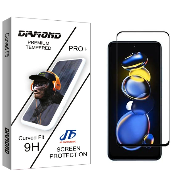 محافظ صفحه نمایش جی اف مدل Diamond مناسب برای گوشی موبایل شیائومی Redmi Note 11T Pro Plus