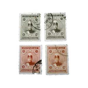تمبر یادگاری مدل یادبود قاجار کد ahmad-107 مجموعه 4 عددی
