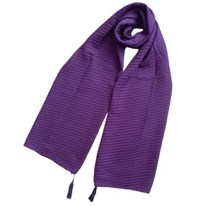 شال زنانه مدل نخی ساده پلیسه منگوله دار کد 127