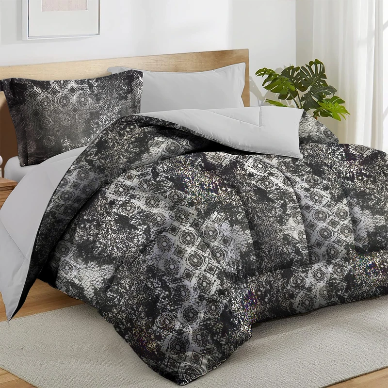 سرویس روتختی نوپه هوم مدل مخمل شانل طلاکوب اکسترا MLBK دو نفره 8 تکه