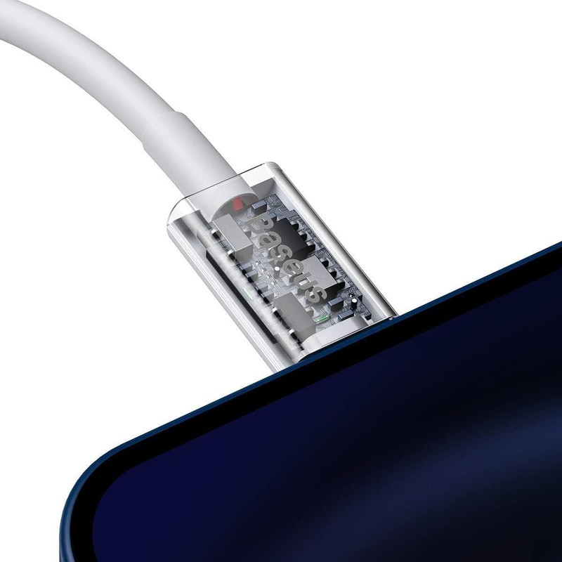کابل تبدیل USB-C به لایتنینگ باسئوس مدل CATLYS-02 طول 0.25 متر