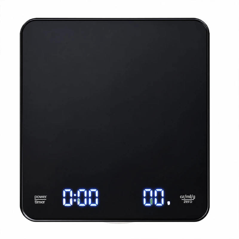 ترازو آشپزخانه دیجیتال مدل تایمردار coffee scale حداکثر ظرفیت قابل اندازه گیری 3 کیلوگرم با دقت اندازه گیری 0.1 گرم