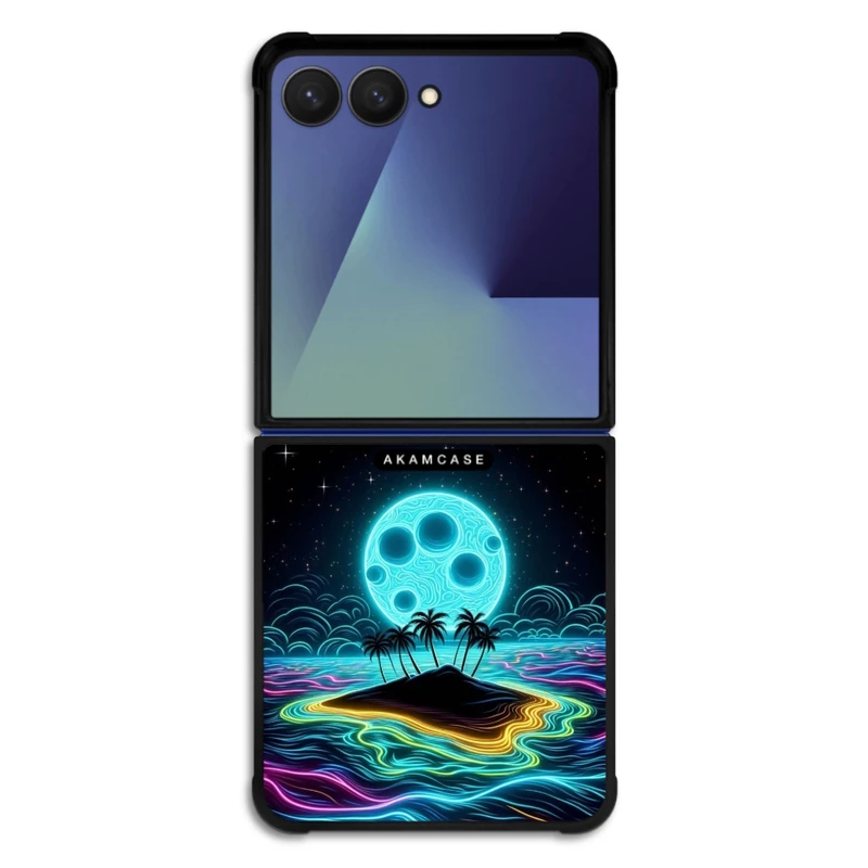 کاور آکام مدل AMC-WSGZFLIP7-NEON-23 مناسب برای گوشی موبایل سامسونگ Galaxy Z Flip 7