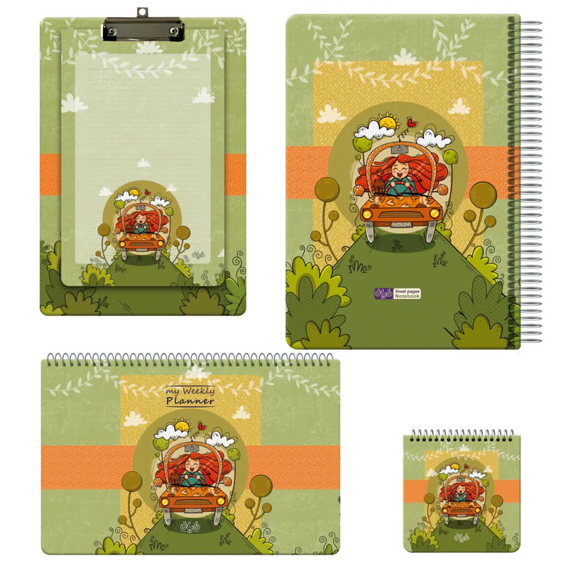 بسته لوازم تحریر دایان مدل آنجل کد 2 بسته ۴ عددی