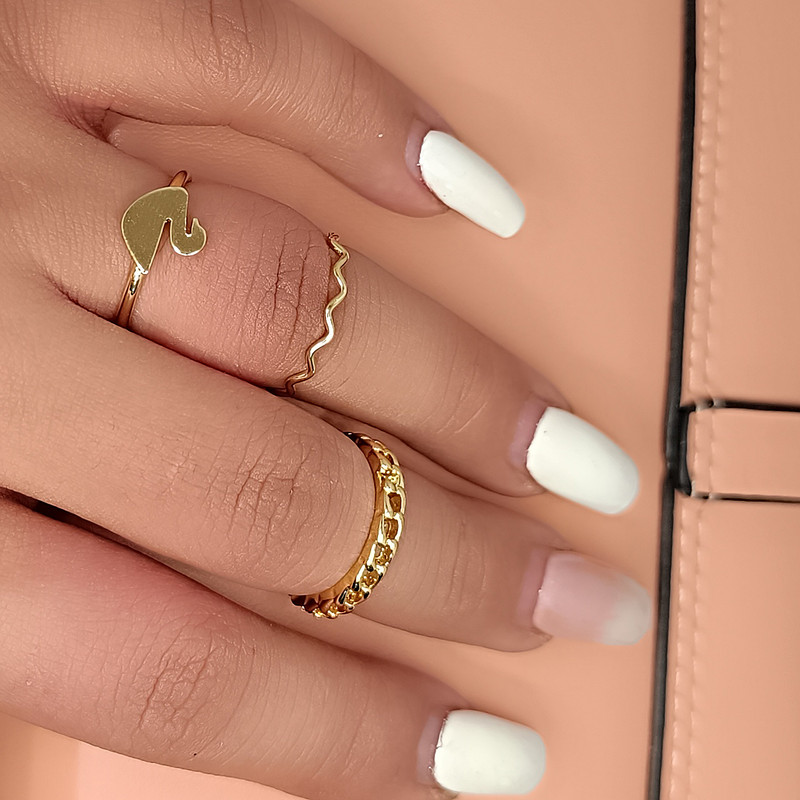 انگشتر زنانه کد RKH_1714 مجموعه 3 عددی