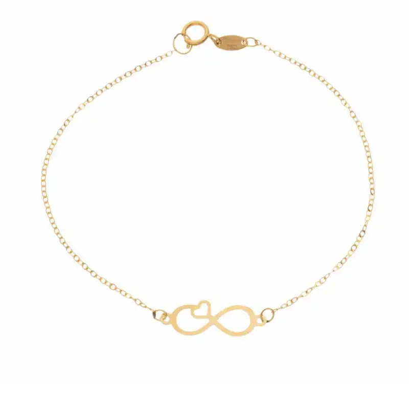 دستبند النگویی طلا 18 عیار زنانه الن نار مدل ELMB1330