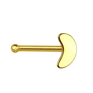 پیرسینگ بینی زنانه مدل هلال ماه