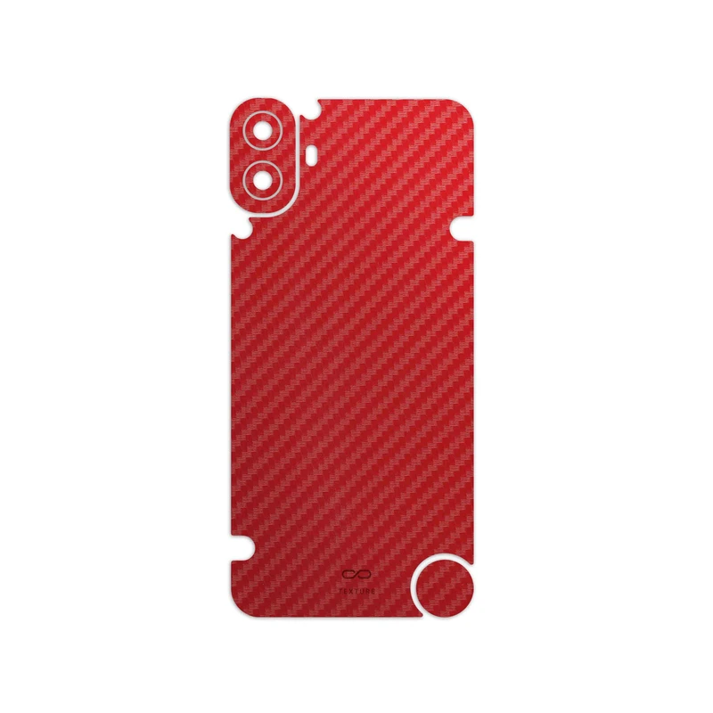 برچسب پوششی ماهوت مدل Red-Fiber مناسب برای گوشی موبایل ناتینگ CMF Phone 1
