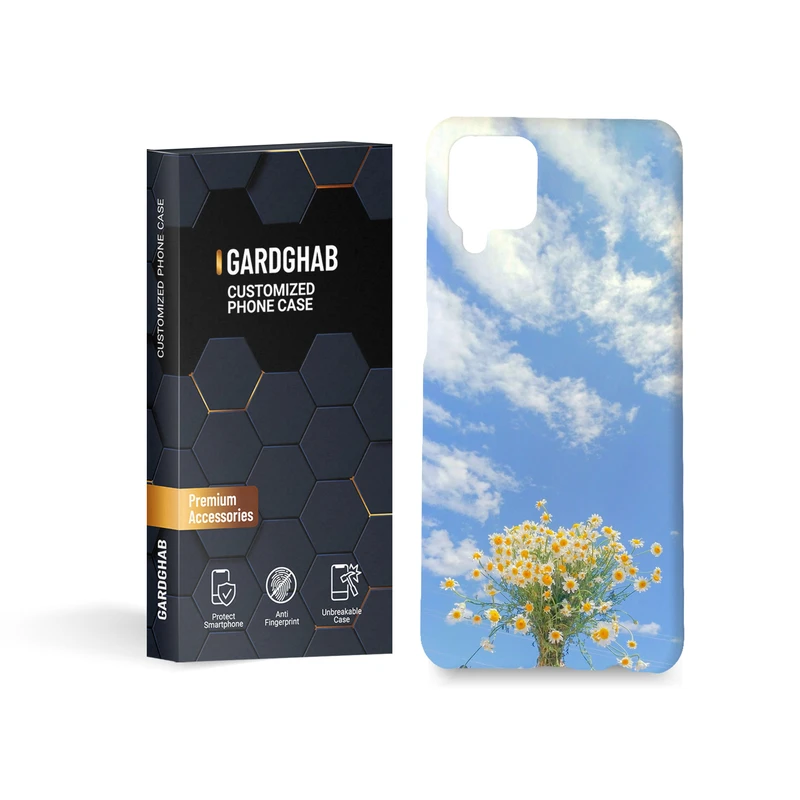 کاور گارد قاب مدل گل نرگس مناسب برای گوشی موبایل سامسونگ Galaxy A12