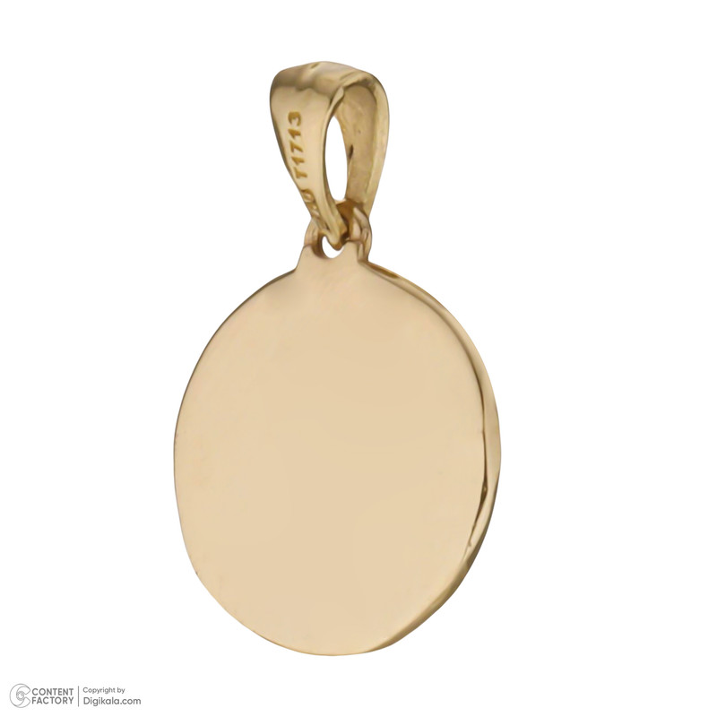 آویز گردنبند طلا 18 عیار دخترانه طلای مستجابی مدل 55105