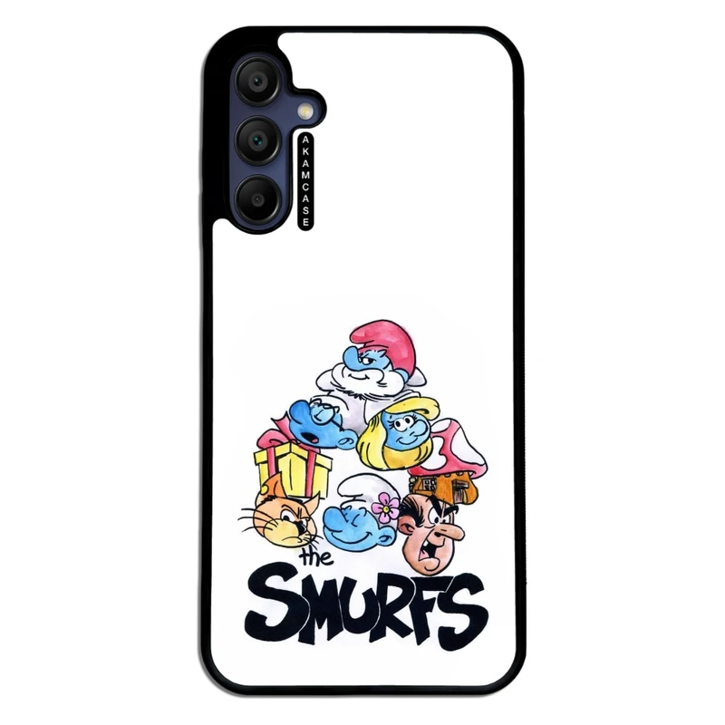 کاور آکام مدل AMC-WSGA15-SMURFS-24 مناسب برای گوشی موبایل سامسونگ Galaxy A15