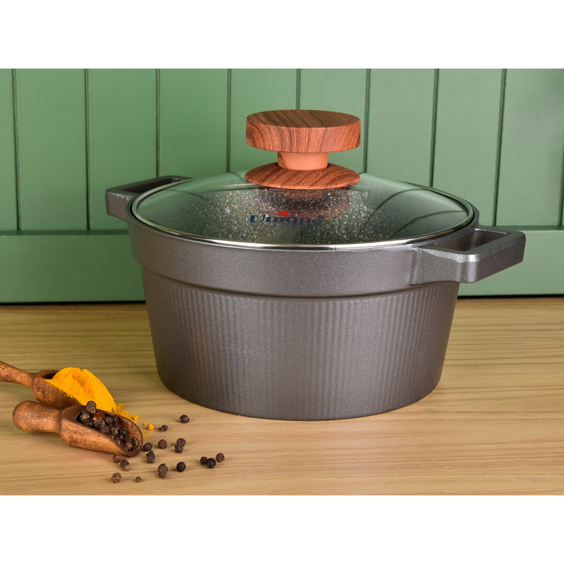 سرویس قابلمه و تابه گرانیتی 8 پارچه یونیک کد 8593