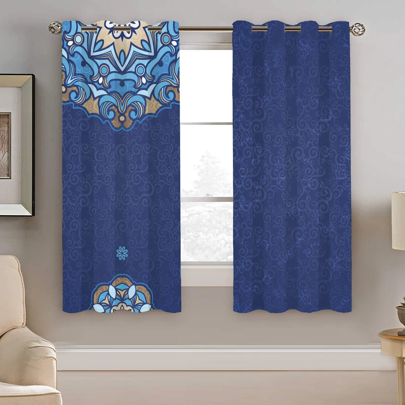 پرده نیروانا طرح سنتی مدل مخمل کد 4905 سایز 140×200 سانتی متر