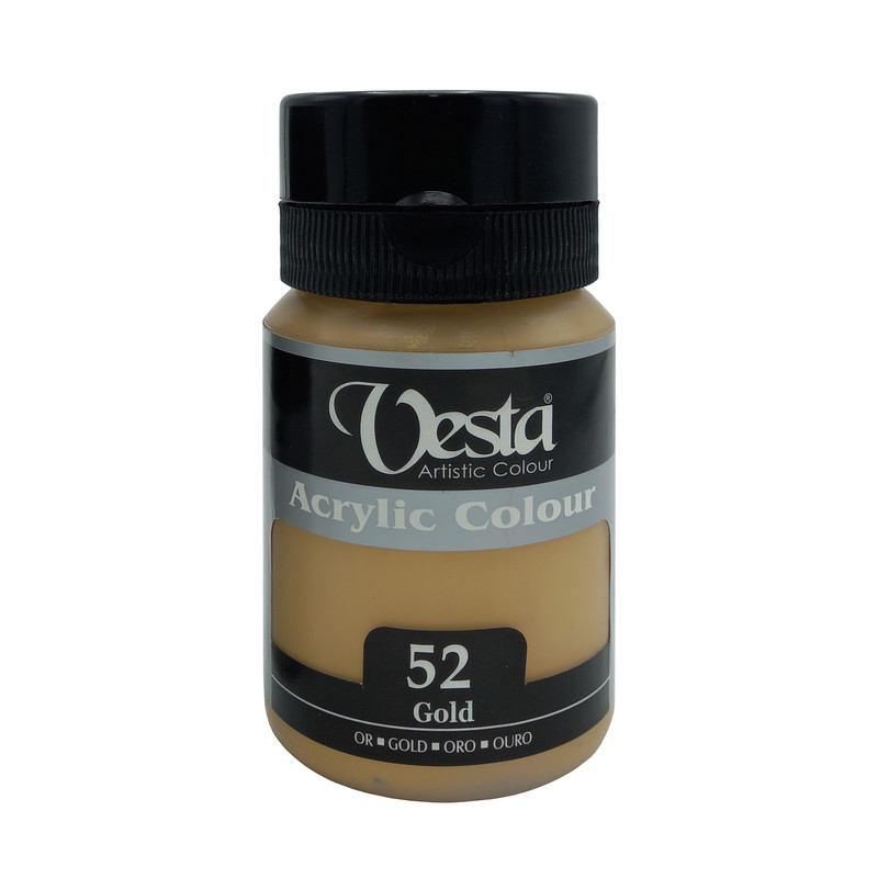 رنگ اکریلیک وستا کد 52 G حجم 250 میلی لیتر