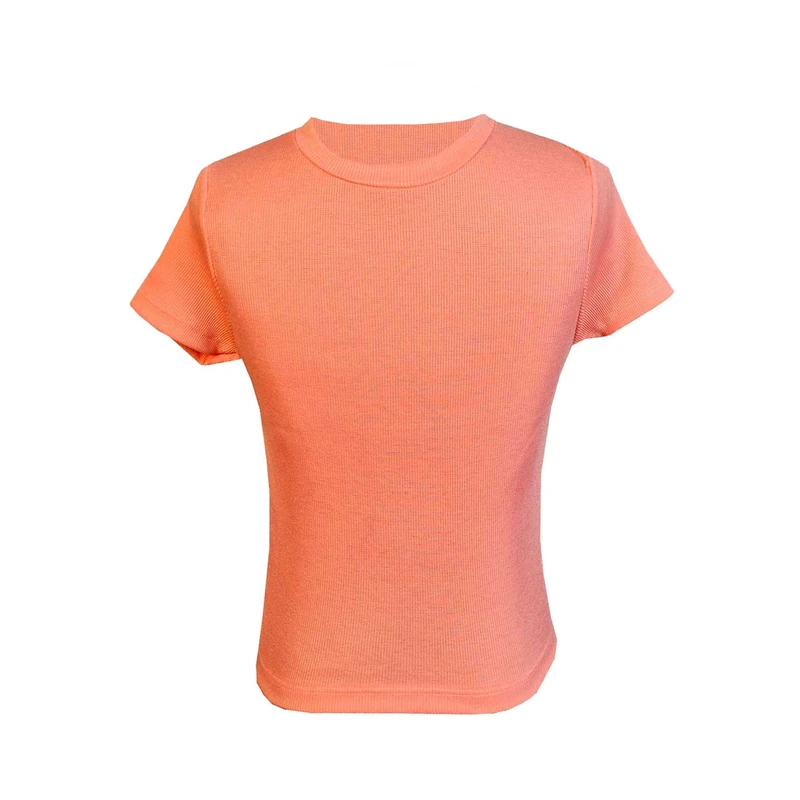 تی‌شرت آستین کوتاه زنانه مدل بیسیک 1136