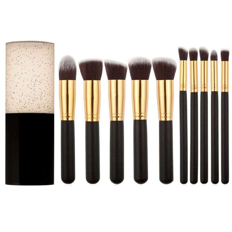 ست برس آرایشی مدل stand1 مجموعه 10 عددی ست برس آرایشی مدل stand1 مجموعه 10 عددی