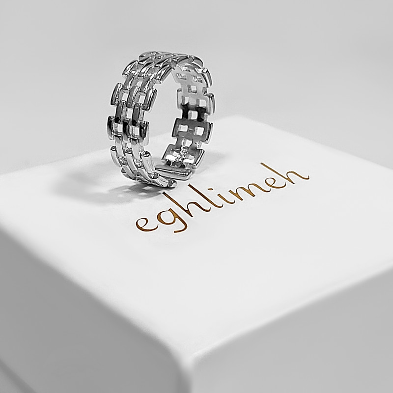 انگشتر نقره زنانه اقلیمه کد AN96