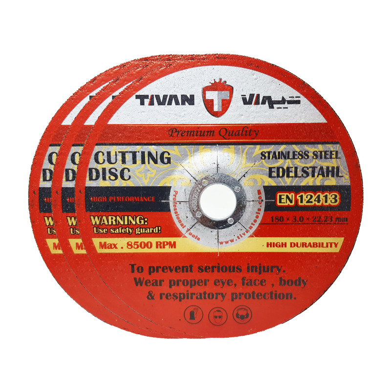 صفحه برش آهن تیوان مدل HT -00180x3 مجموعه سه عددی