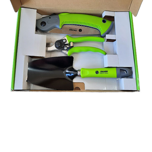 ابزار باغبانی سیلور مدل GT-PR-3-1 مجموعه 3 عددی ابزار باغبانی سیلور مدل GT-PR-3-1 مجموعه 3 عددی