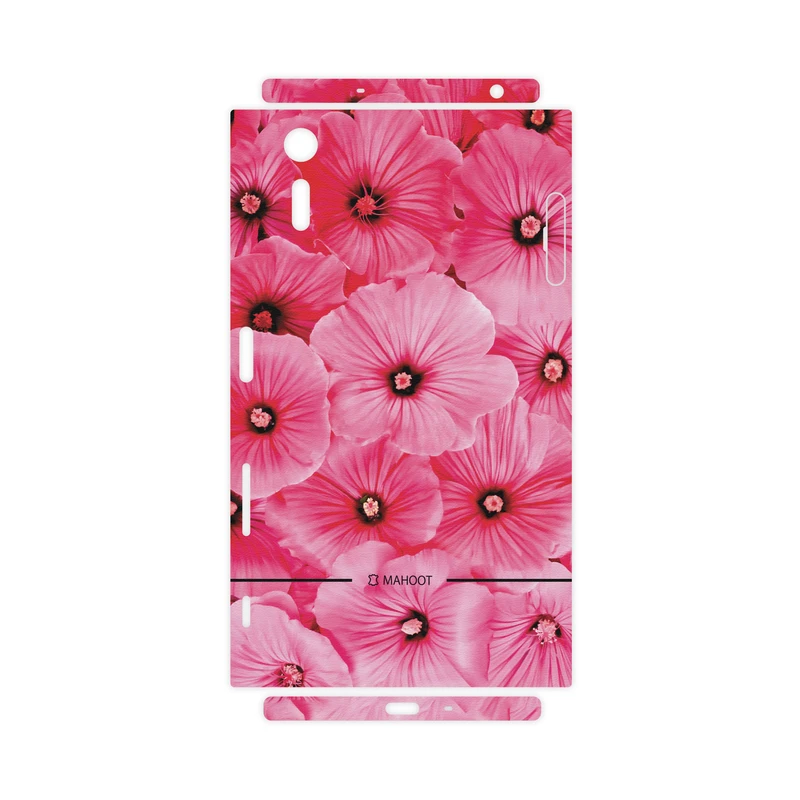 برچسب پوششی ماهوت مدل Pink-Flower-FullSkin مناسب برای گوشی موبایل سونی Xperia XZ