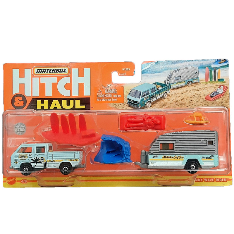 ماشین بازی مچ باکس مدل HITCH HAUL MBX WAVE RIDER