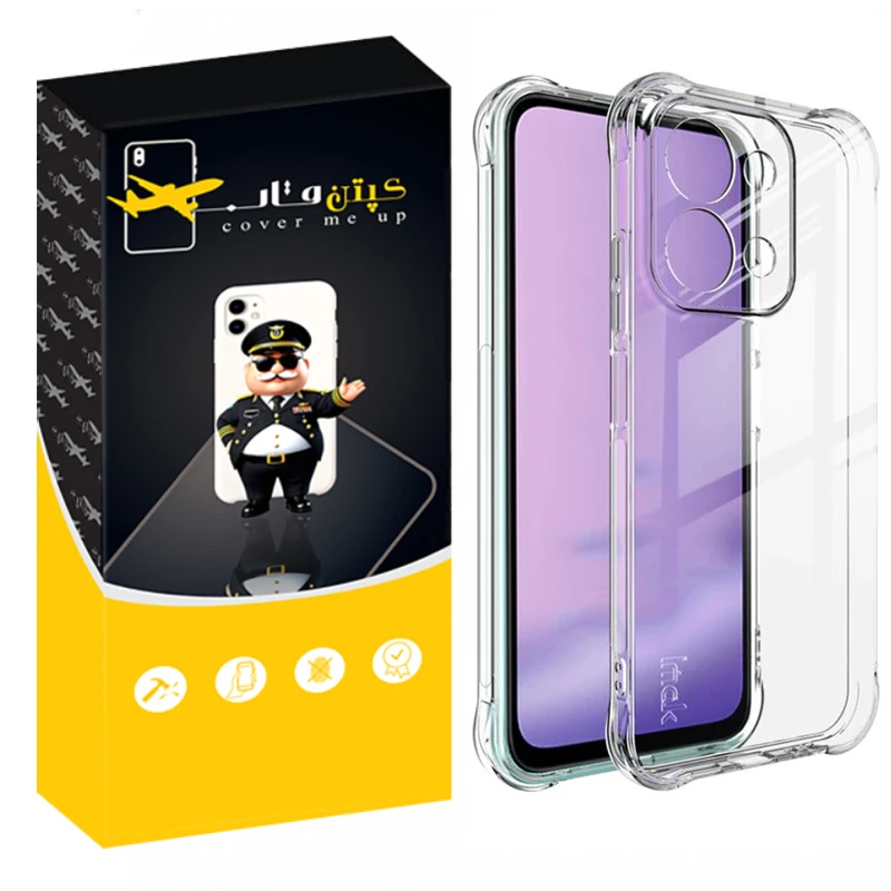 کاور کپتن قاب مدل Crystal مناسب برای گوشی موبایل شیائومی Redmi 15c / Poco C85