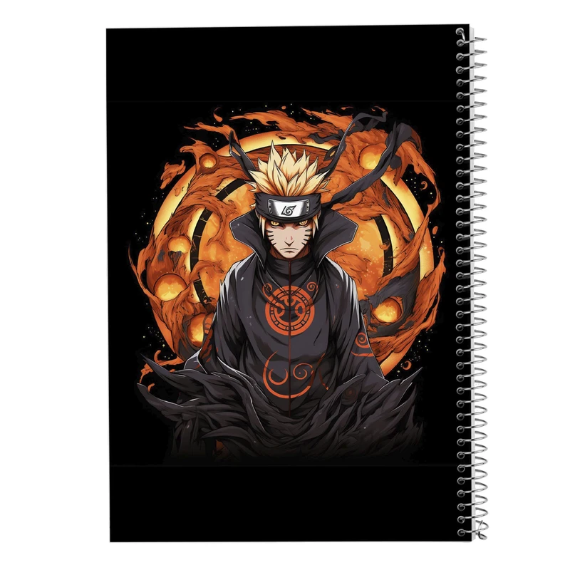 دفتر شطرنجی 50 برگ مدوپد مدل Naroto کد DF11152