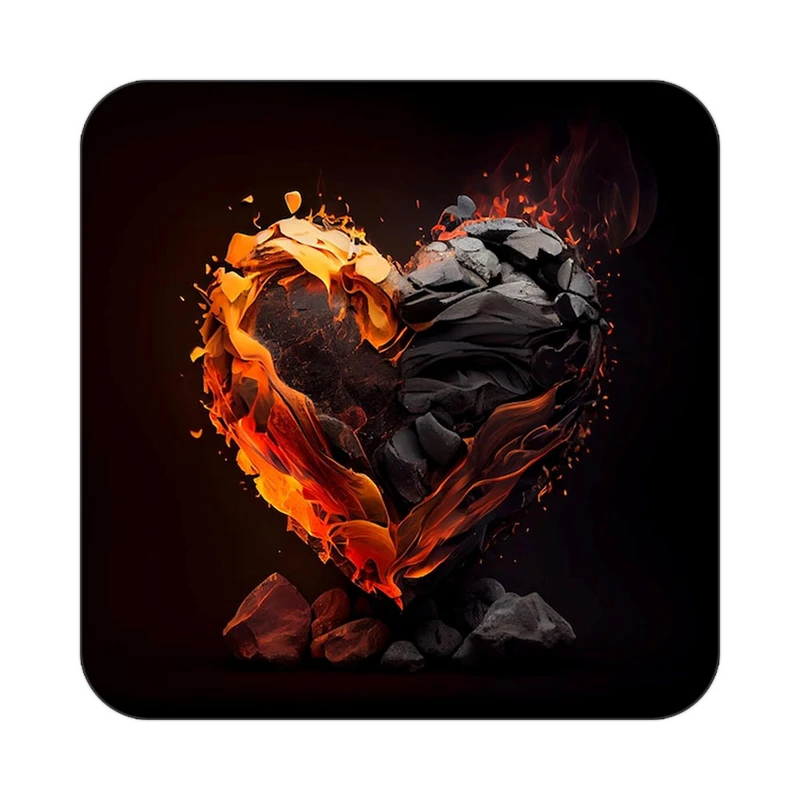 زیر لیوانی کاکتی مدل عاشقانه کد mp11871