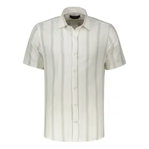 پیراهن آستین کوتاه یقه برگردان مردانه پاتن جامه مدل 04MC8028