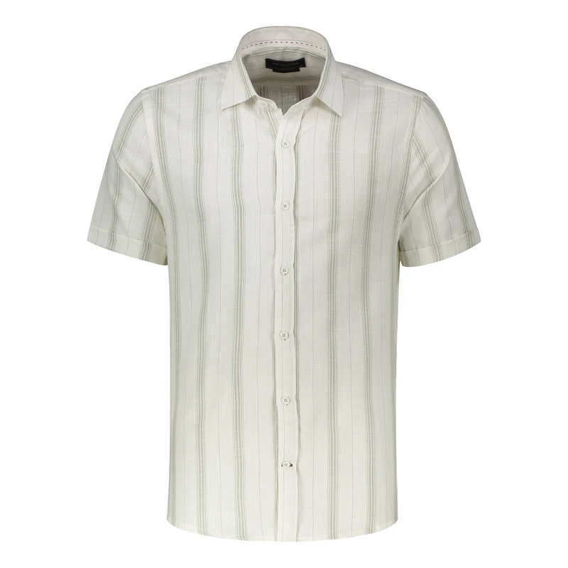 پیراهن آستین کوتاه یقه برگردان مردانه پاتن جامه مدل 04MC8028