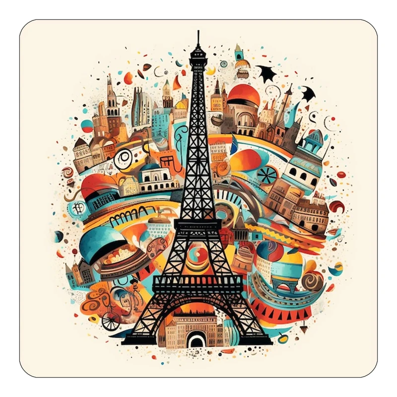 مگنت کاکتی طرح پاریس Paris مدل mp59987