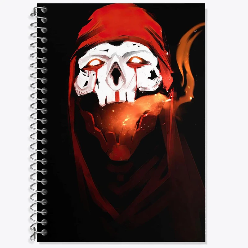 دفتر زبان 50 برگ خندالو مدل دو خط طرح revenant ایکس لجند کد 30983